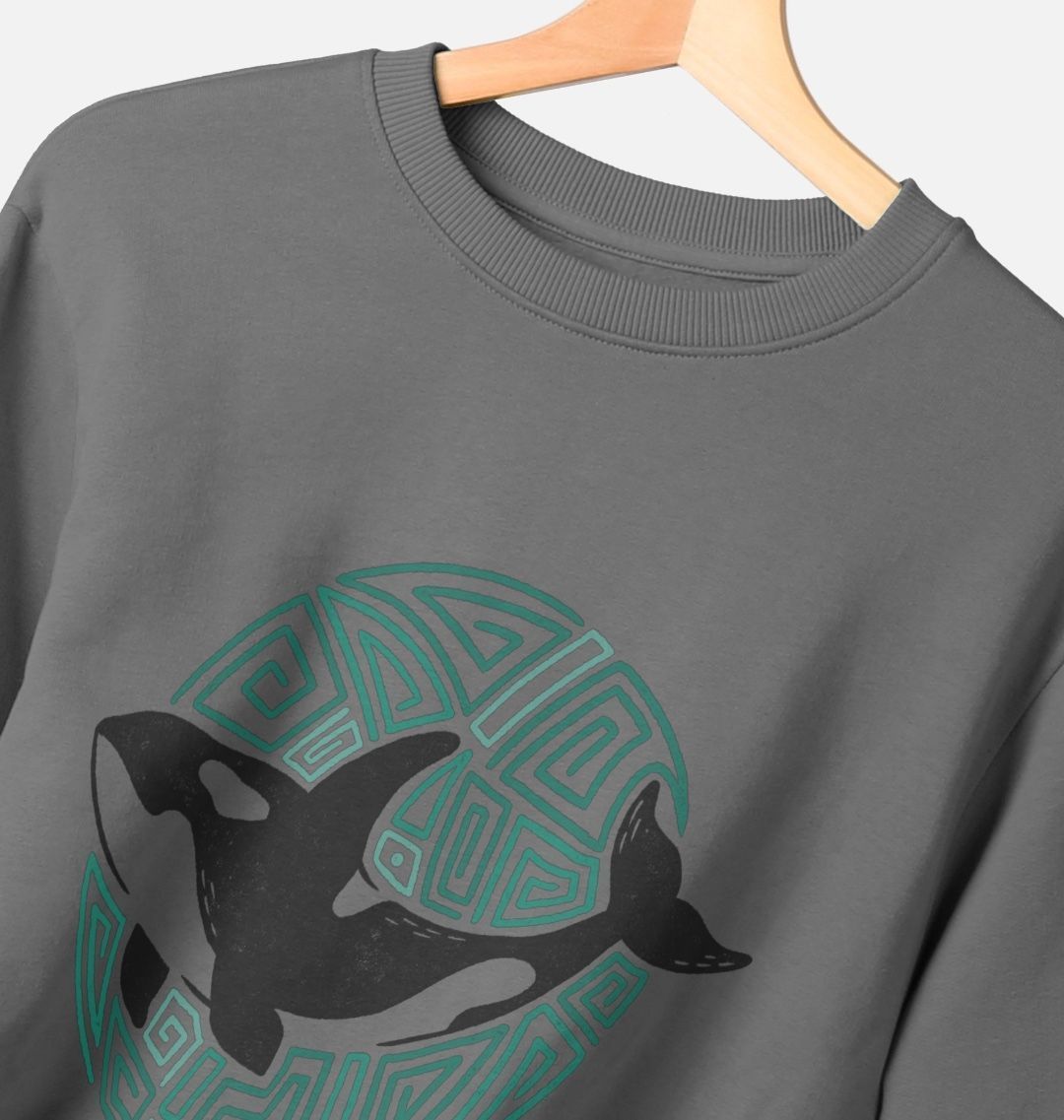 Save The Whales Crew Neck Sweatshirt