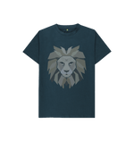 Denim Blue Grey Lion Tee