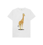 White Tall Giraffe Tee