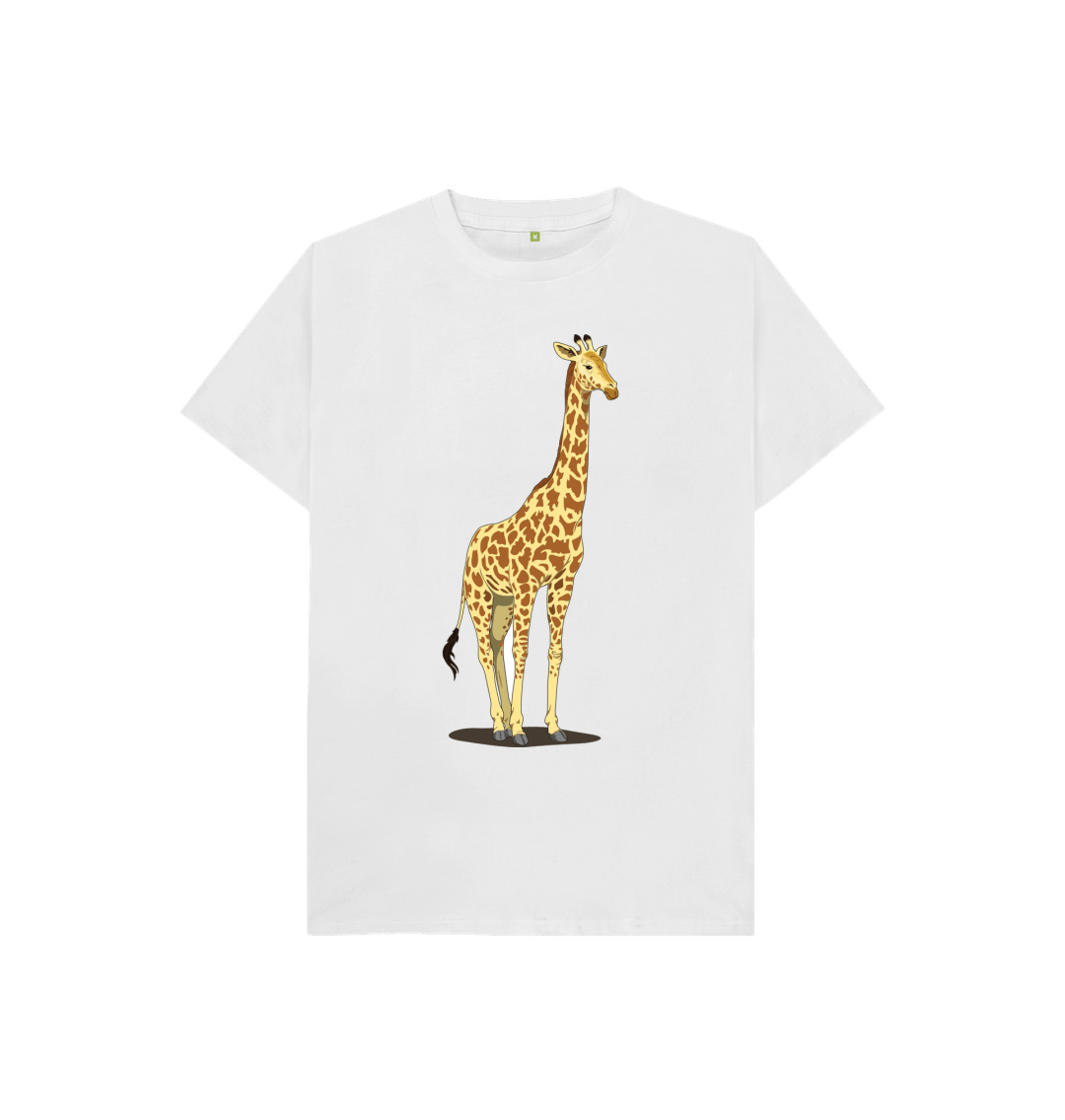 White Tall Giraffe Tee