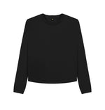 Black Many Hearts Boxy Jumper