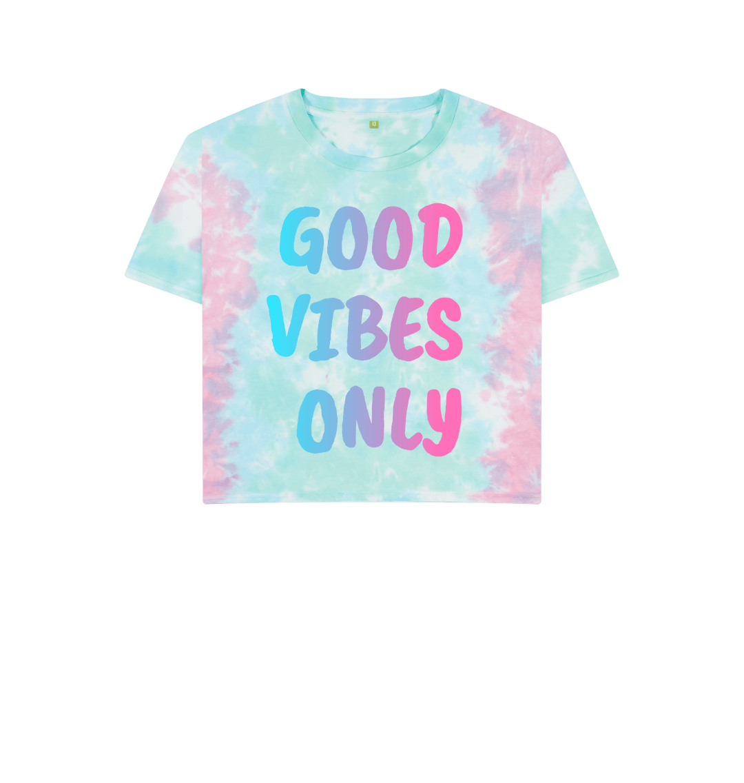 Pastel Tie Dye Printed T-shirt Front