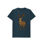 Denim Blue Reindeer Tee