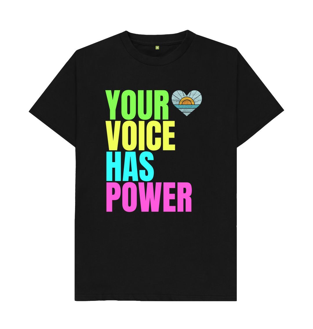 Black Your Voice Has Power Tee