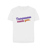 White Tomorrow needs you Relaxed Tee