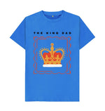 Bright Blue The King Dad Tee