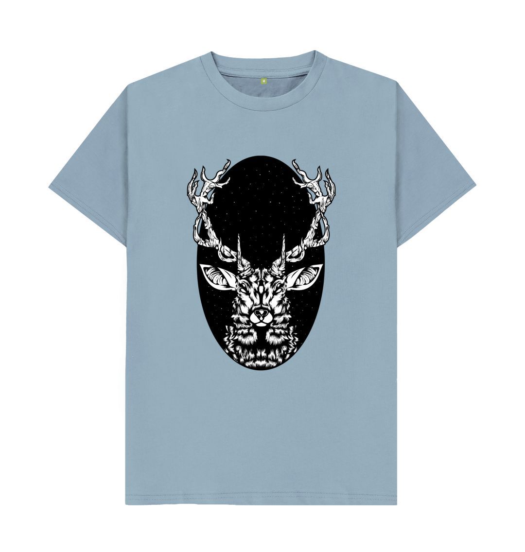 Stone Blue Night Star Deer Tee