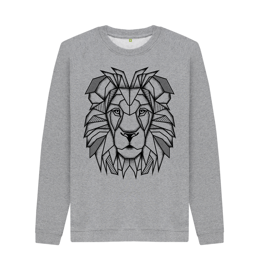 Light Heather Printed Sweater Front