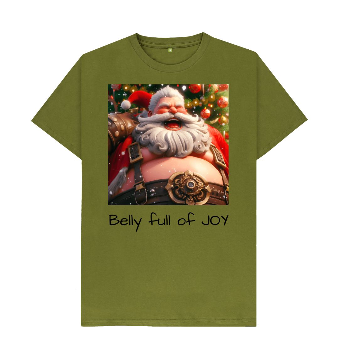 Moss Green Belly Full Of Joy Tee