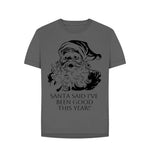 Slate Grey I've Been Good This Year Relaxed Tee