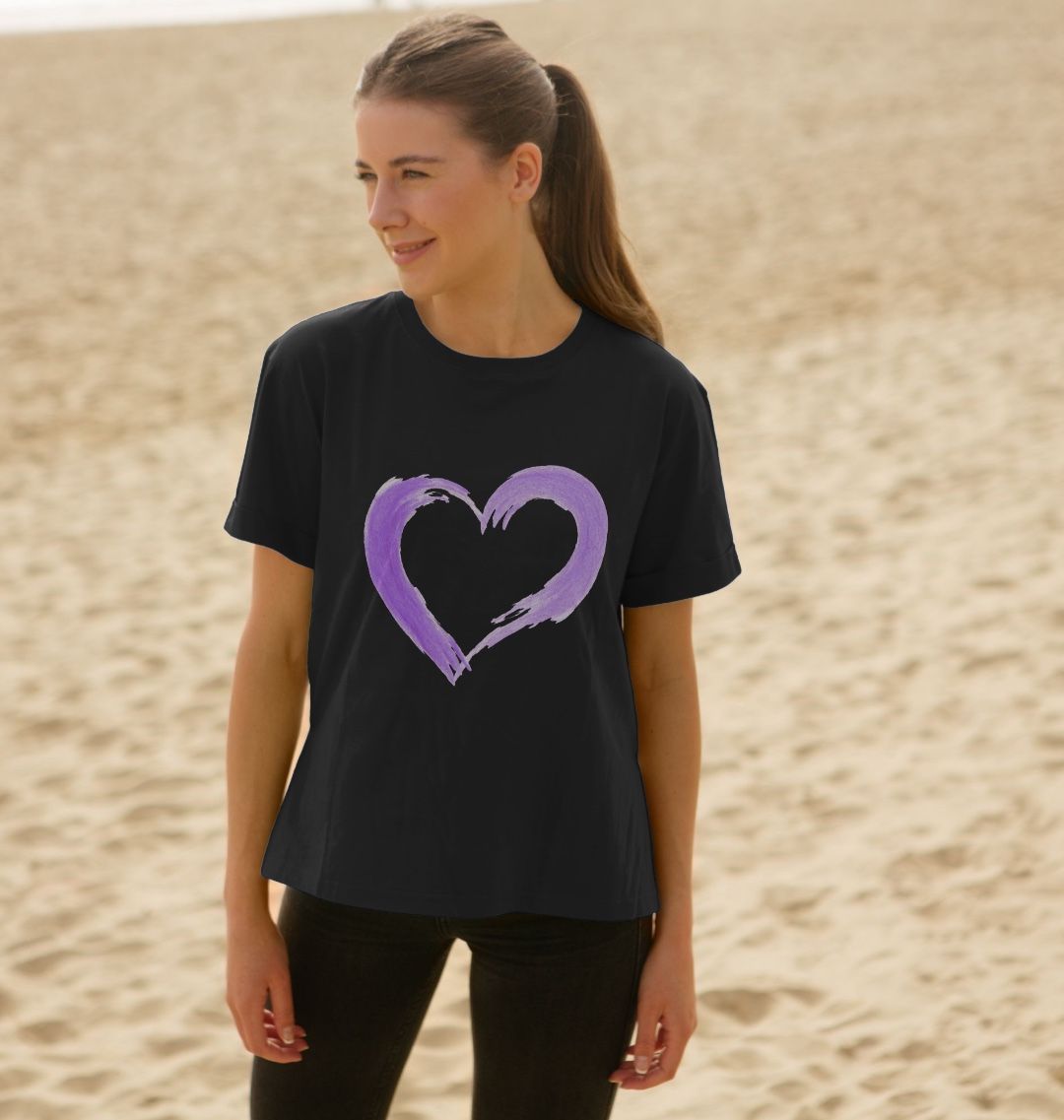 Love Heart Relaxed Fit Tee