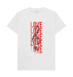 White Love Music Tee