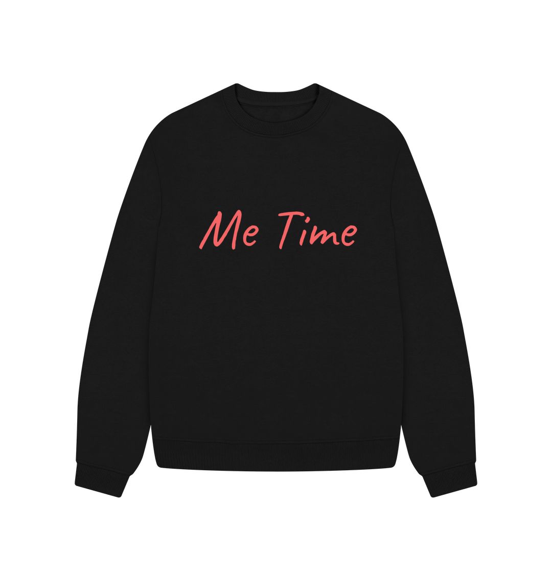 Black Me Time Oversized Jumper