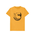 Mustard Mermaid Cat Tee