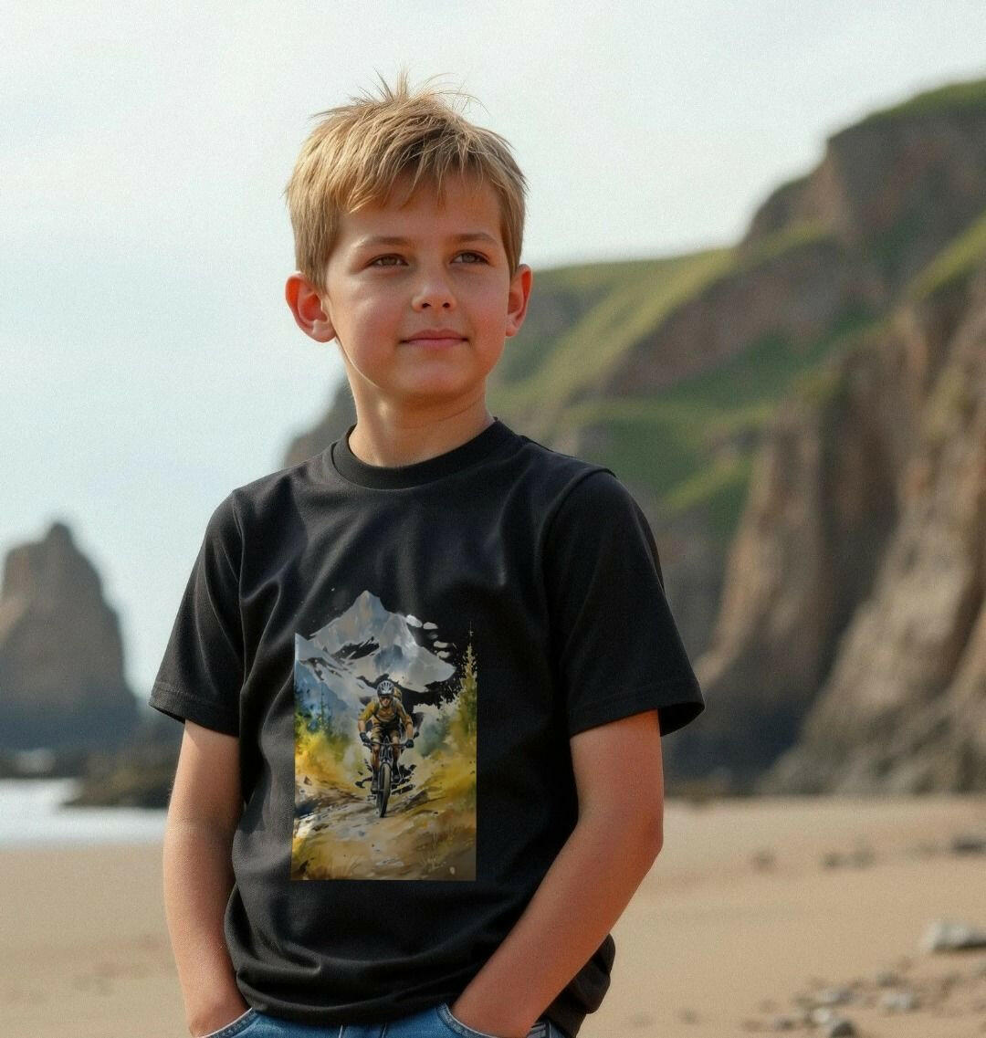 Scenic mountain trail showcasing thrilling biking adventure for outdoor enthusiasts and nature lovers