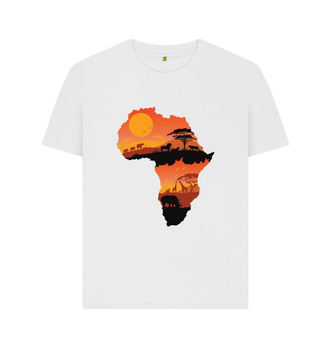 White Africa Relaxed Tee