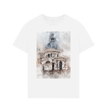 White Architecture Oversized Tee