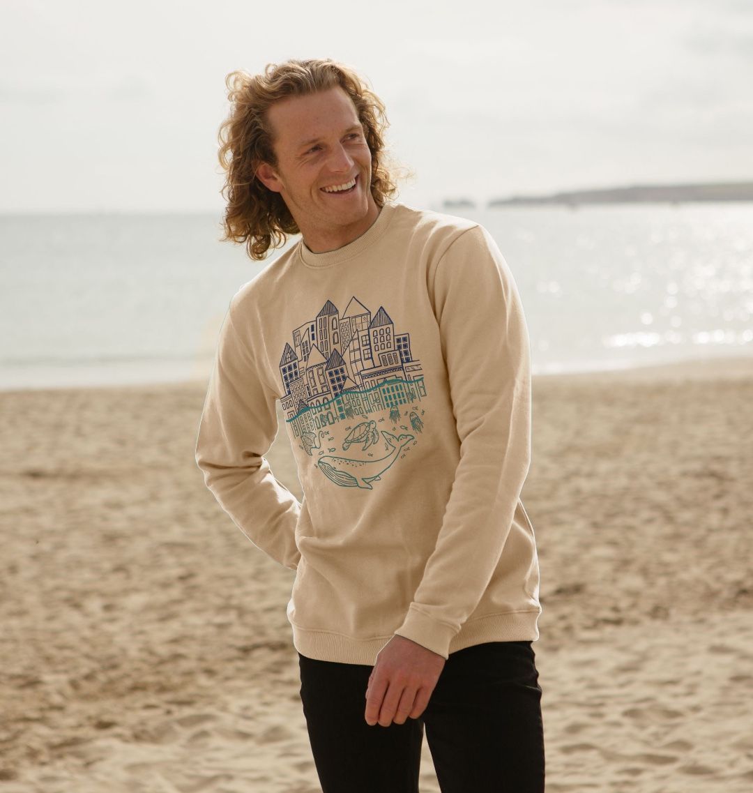 Ocean Life Crew Neck Sweatshirt