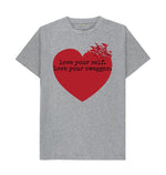 Athletic Grey Love Your Self Tee