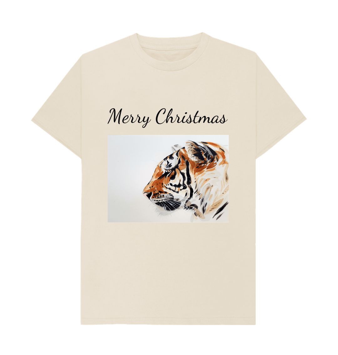 Oat Merry Christmas Tiger Tee