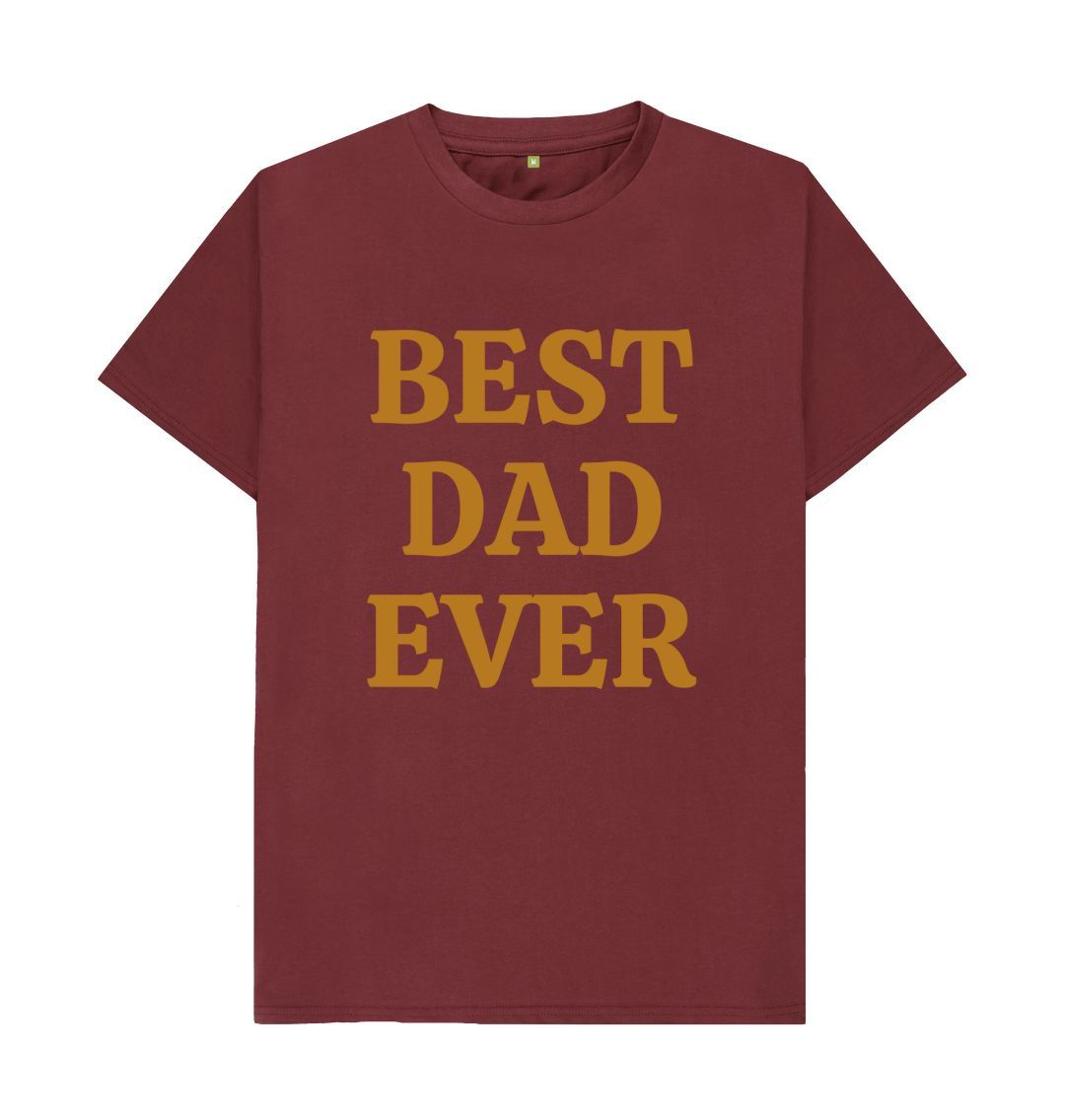 Red Wine BEST DAD EVER  BIG TEE