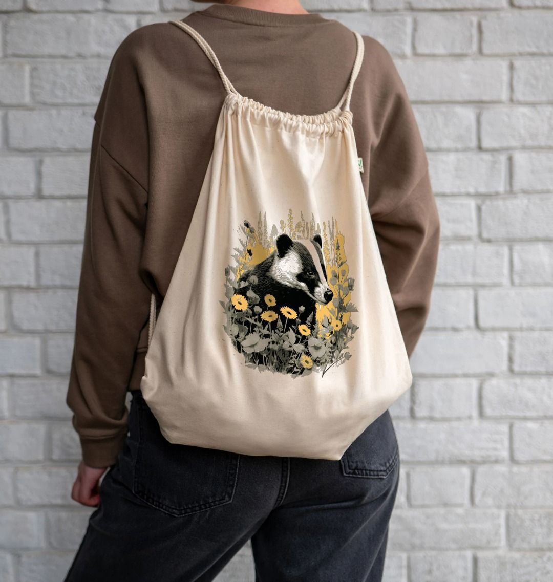 Badger Drawstring Bag