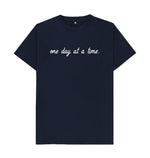 Navy Blue One Day At A Time Tee