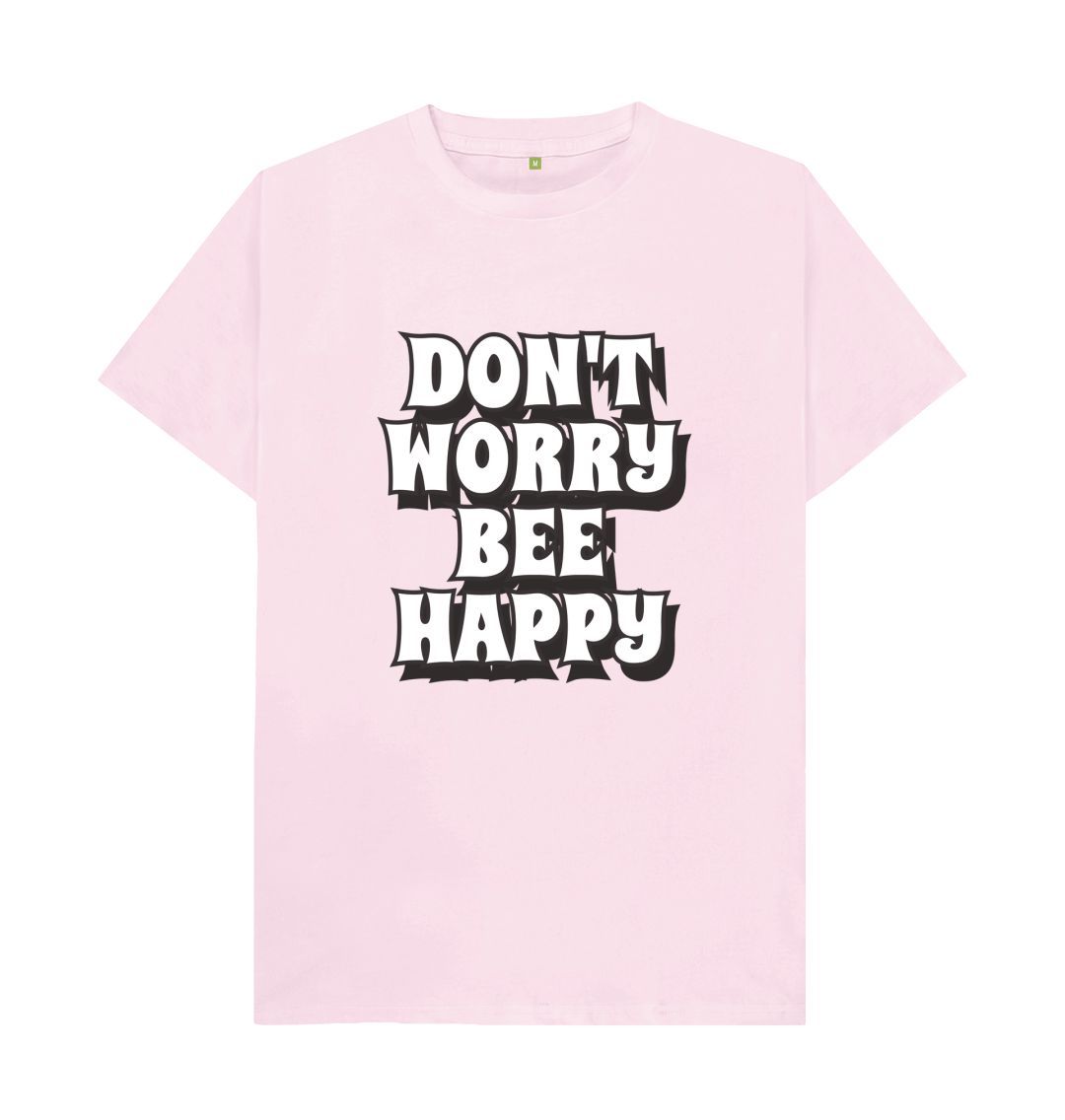 Pink Don't Worry Bee Happy Tee