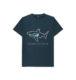 Denim Blue Shark Attack Tee