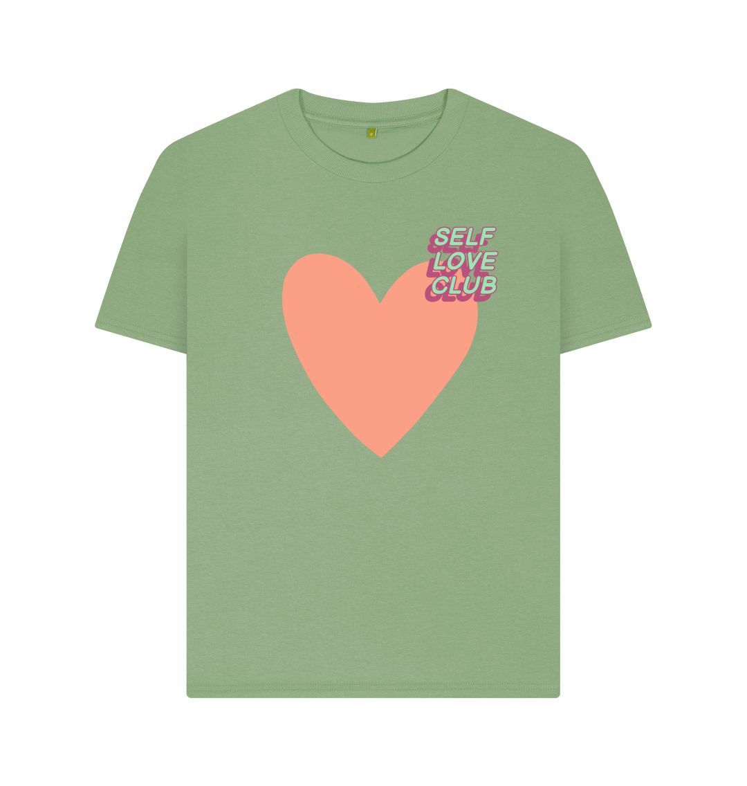 Sage Self Love Club Heart Tee