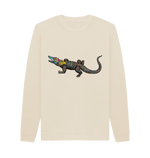 Oat Printed Sweater Front