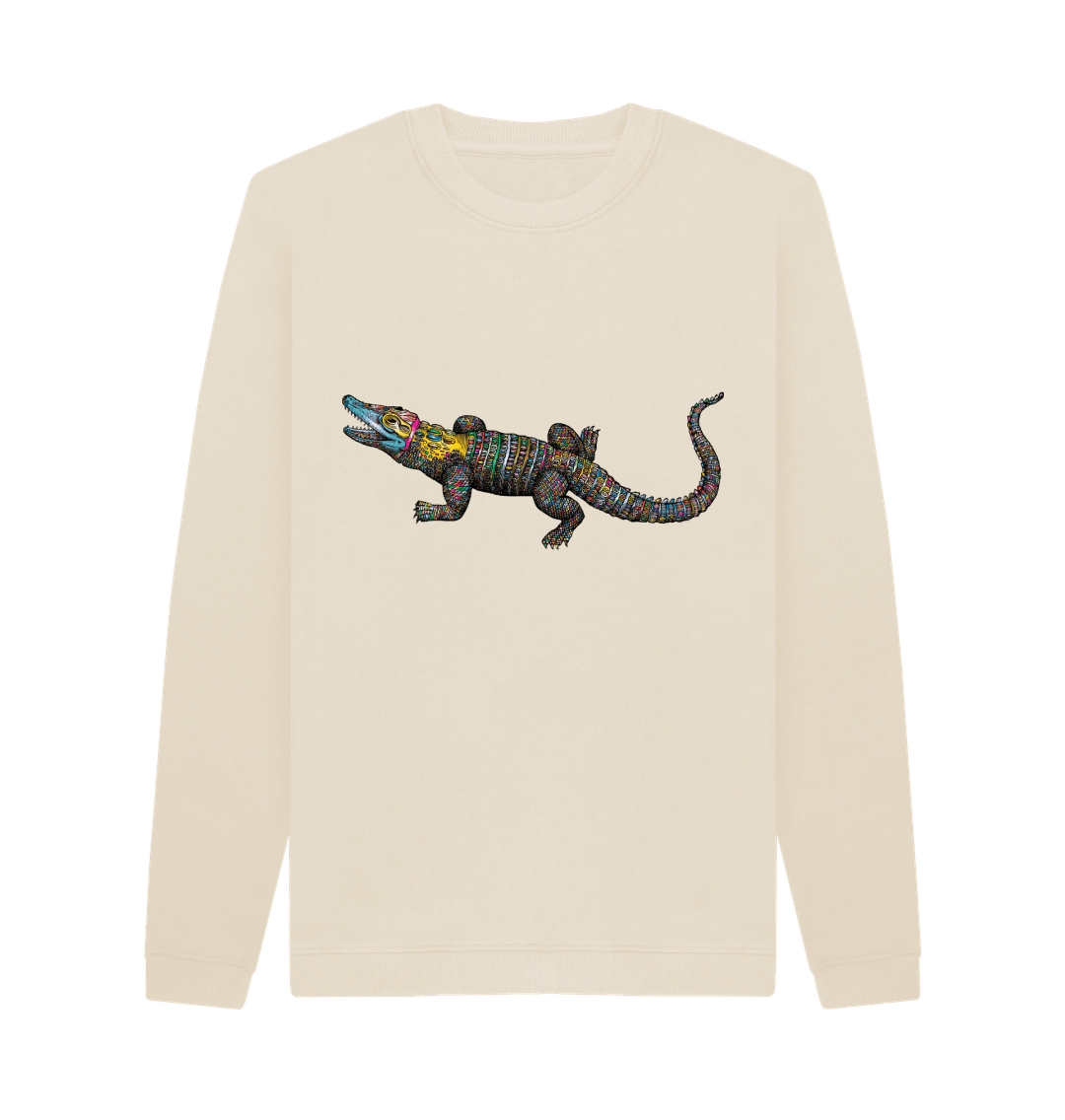 Oat Printed Sweater Front