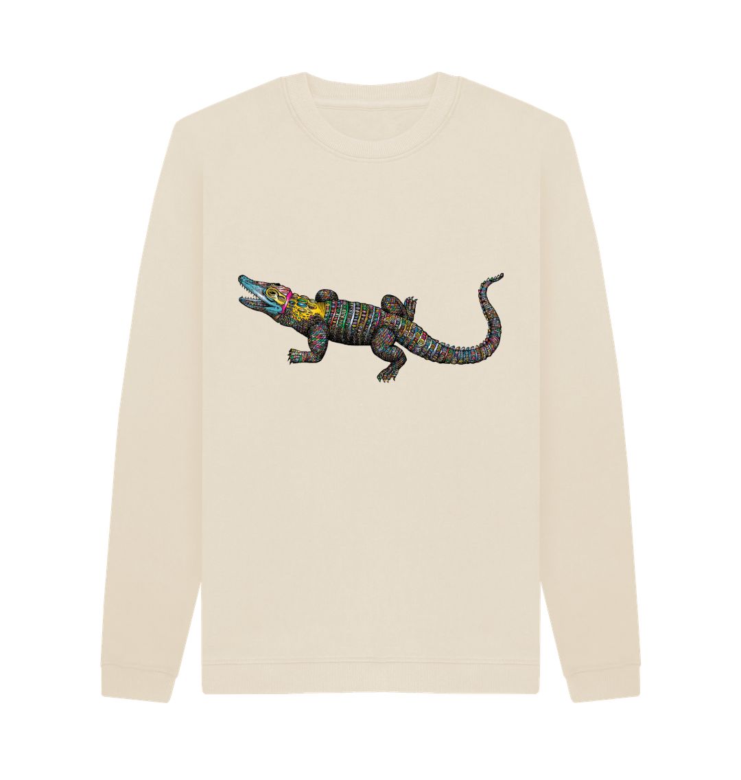 Oat Crocodile Crew Neck Jumper