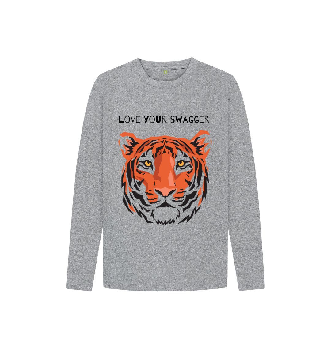 Athletic Grey Love Your Tiger Tee