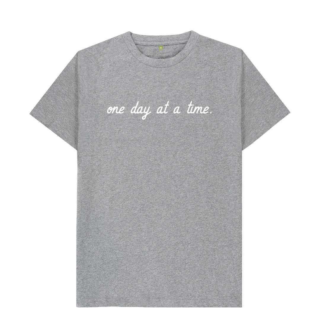 Athletic Grey One Day At A Time Tee