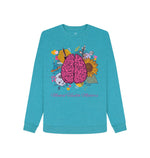 Ocean Blue Pink Mind Mental Health Matters  Remill Sweatshirt