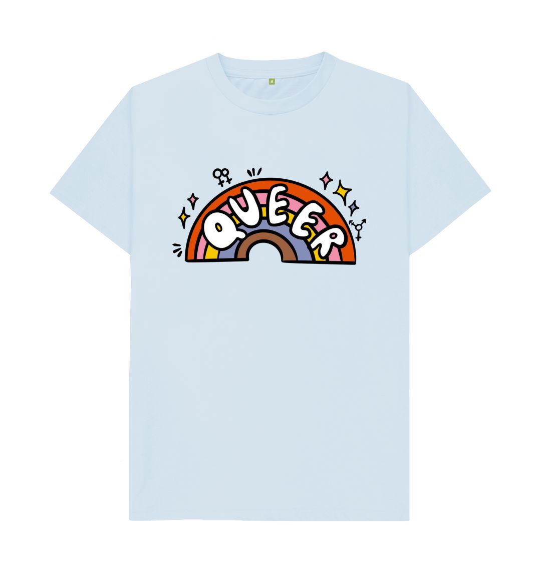 Sky Blue Queer Tee