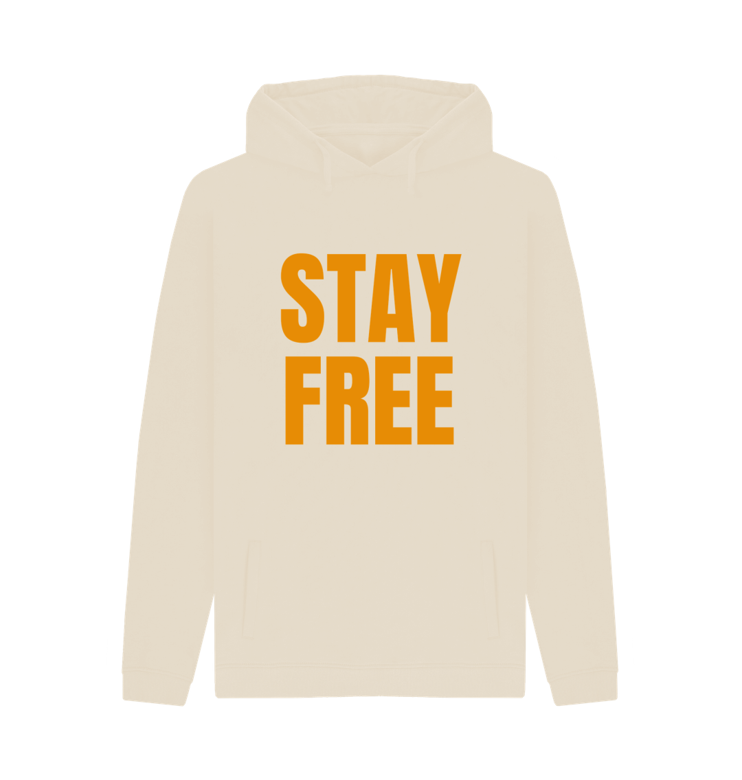 Oat Printed Hoody Front