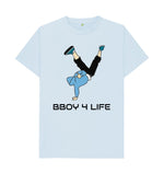 Sky Blue BBOY 4 LIFE Tee