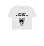 White Printed T-shirt Front