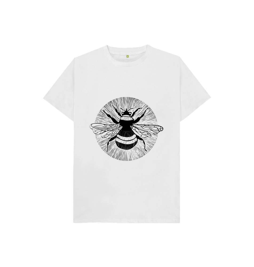 White Buzzy Bee Tee