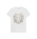 White Grey Lion Tee