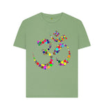 Sage Colourful Om Tee