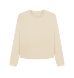 Oat Printed Boxy Jumpers Front