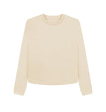 Oat Plain Boxy Jumper