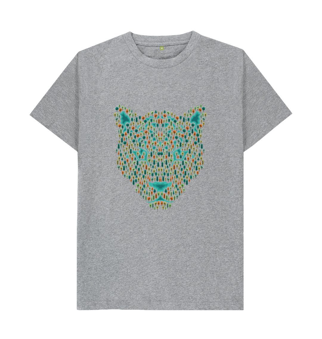 Athletic Grey Forest Big Cat Tee