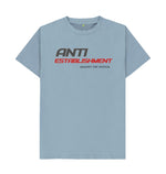 Stone Blue Anti-Establishment Tee