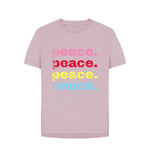 Mauve Peace Relaxed Tee