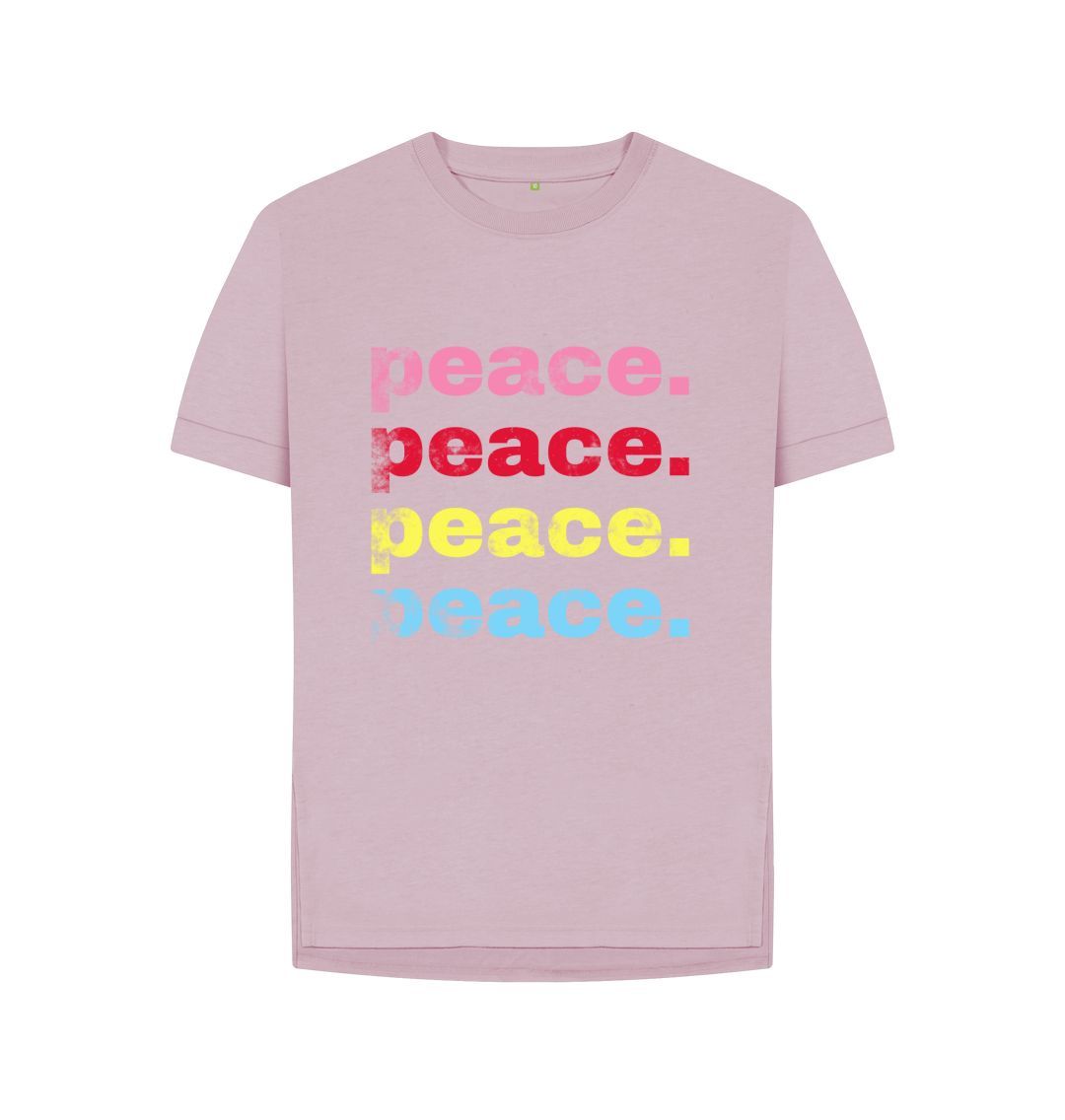 Mauve Peace Relaxed Tee