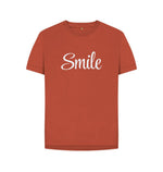 Rust Smile Relaxed Fit Tee